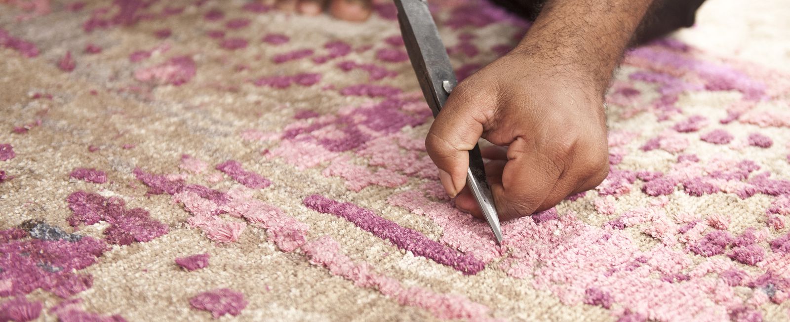 Rug carving