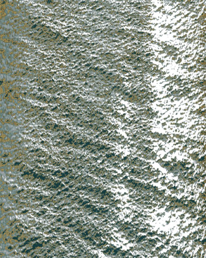 245 x 305 cm Evening Sea Bronze by Zoe Luyendijk